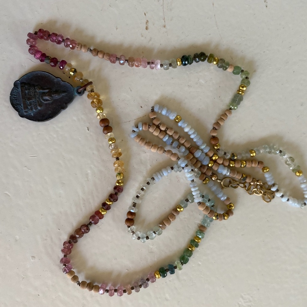 Gemstone necklace